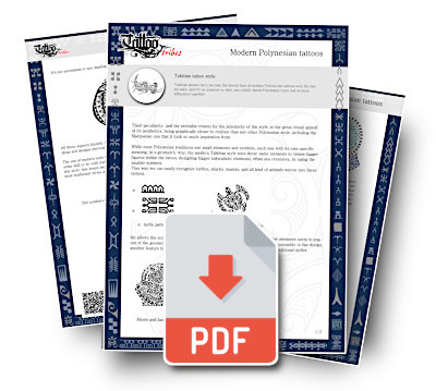 Modern Polynesian Tattoos PDF card Modern Polynesian tattoos PDF card