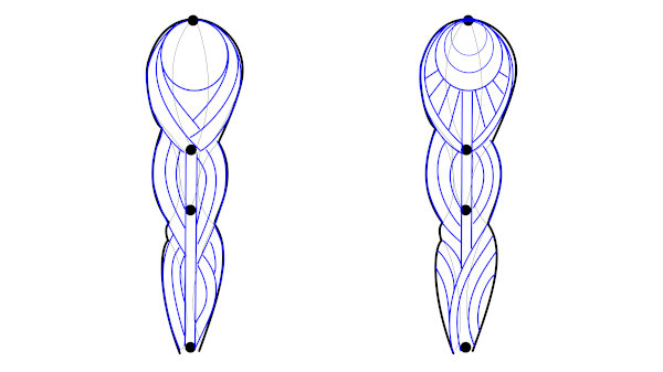 Example of flow within a Polynesian tattoo