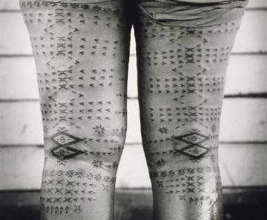 Samoan malu female tattoo