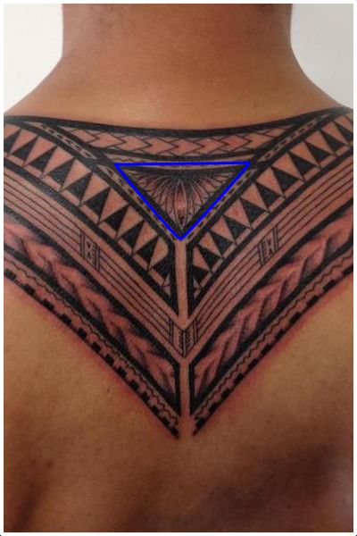Flax leaves in Samoan tattoo