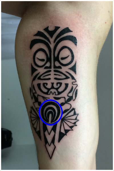 Polynesian tattoo symbol ipu