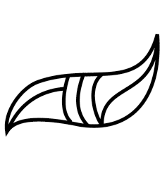 Polynesian tattoo symbol aso: rafter