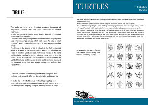 Polynesian turtles tattoo designs list